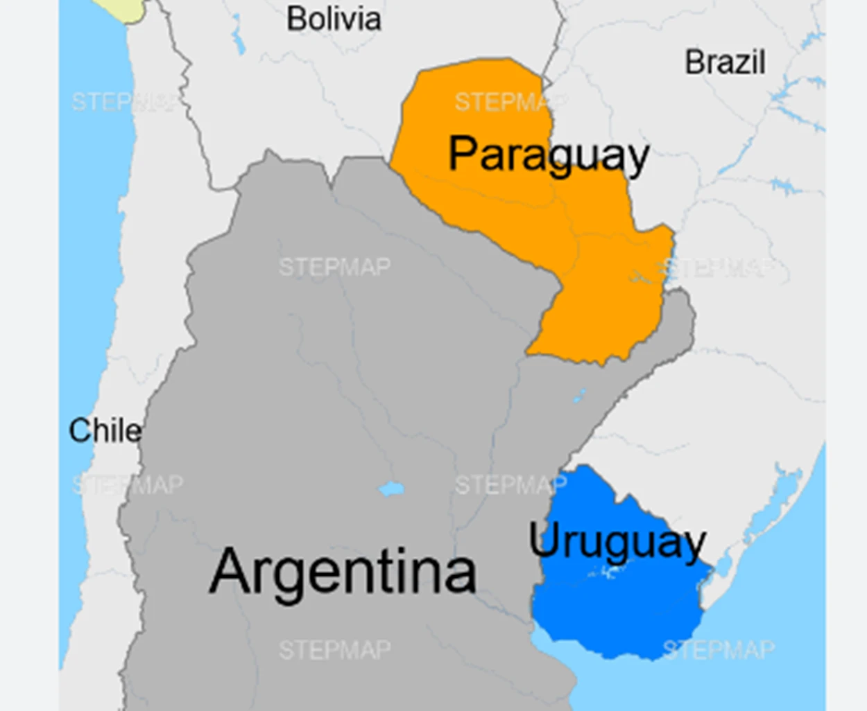  Na h-eadar-dhealachaidhean eadar Paraguay agus Uruguaidh (Coimeas Mionaideach) - Na h-eadar-dhealachaidhean uile